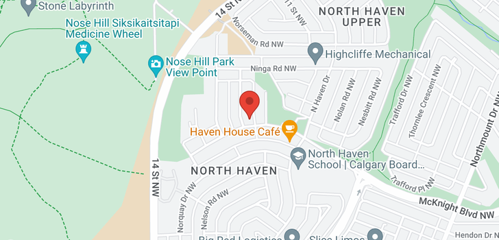 map of 1208 48 Avenue NW